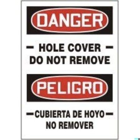 Accuform BILINGUAL OSHA DANGER Safety Sign MSAD111VP MSAD111VP